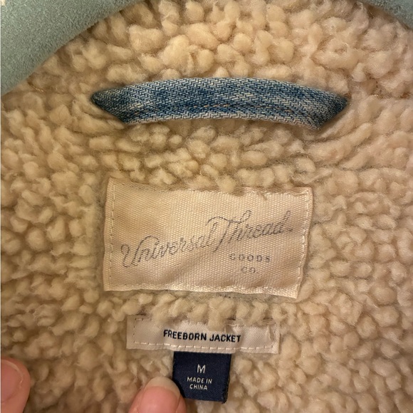 Universal Thread Sherpa-Lined Jeans Jacket-M - Picture 2 of 6